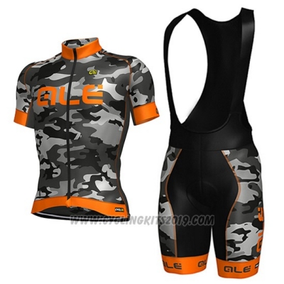 2017 Cycling Jersey ALE Camuffamento Short Sleeve and Bib Short
