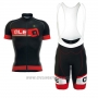 2017 Cycling Jersey ALE Formula 1.0 Adriatico Red and Black Short Sleeve and Bib Short