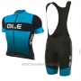 2017 Cycling Jersey ALE R-ev1 Rumbles Blue Short Sleeve and Bib Short