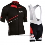 2017 Cycling Jersey Northwave Blade Air Black and Red Short Sleeve and Bib Short