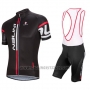 2016 Cycling Jersey Nalini Black and Red Short Sleeve and Salopette