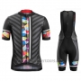 2016 Cycling Jersey Trek Bontrager Black and Red Short Sleeve and Bib Short