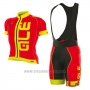 2017 Cycling Jersey ALE Graphics Prr Arcobaleno Red Short Sleeve and Bib Short