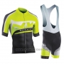 2019 Cycling Jersey Northwave Green Silver Black Short Sleeve and Bib Short