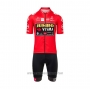 2021 Cycling Jersey Jumbo Visma Red Short Sleeve and Bib Short