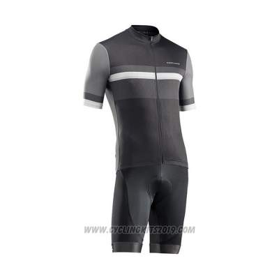 2021 Cycling Jersey Northwave Black Short Sleeve and Bib Short