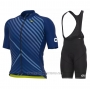 2022 Cycling Jersey ALE Blue White Short Sleeve and Bib Short