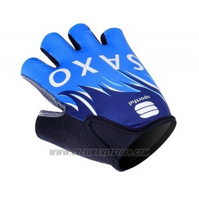 2012 Saxo Bank Gloves Cycling Blue