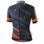 2016 Cycling Jersey Specialized Orange and Gray Short Sleeve and Bib Short