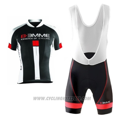 2017 Cycling Jersey Biemme Identity Black Short Sleeve and Bib Short