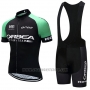 2018 Cycling Jersey Orbea Black and Green Short Sleeve and Bib Short