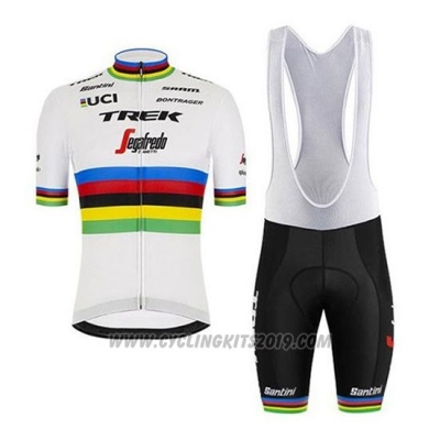 2020 Cycling Jersey UCI World Champion Trek Segafredo Short Sleeve and Bib Short