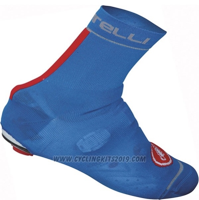 2014 Castelli Shoes Cover Cycling Blue