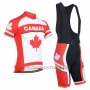 2014 Cycling Jersey Monton Campione Canada Short Sleeve and Bib Short