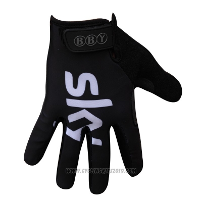 2014 Sky Full Finger Gloves Cycling Black