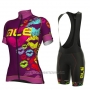 2018 Cycling Jersey ALE Fuchsia Short Sleeve and Bib Short