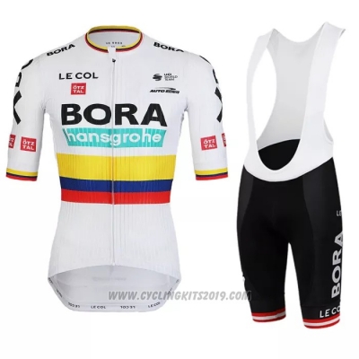 2022 Cycling Jersey Bora-Hansgrone Yellow Blue Red Short Sleeve and Bib Short