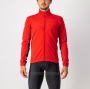 2022 Cycling Jersey Castelli Red Long Sleeve and Bib Tight