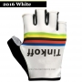 2016 Saxo Bank Tinkoff Gloves Cycling White