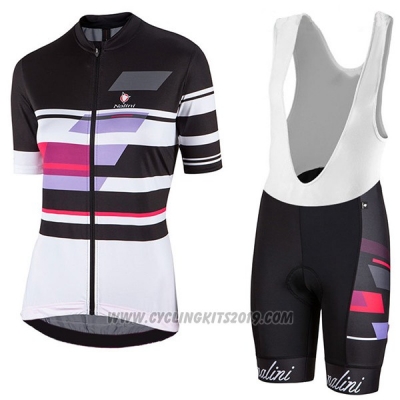 2017 Cycling Jersey Women Nalini Dolomiti Black Short Sleeve and Bib Short