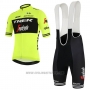 2019 Cycling Jersey Trek Segafredo Green Black Short Sleeve and Bib Short