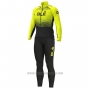 2020 Cycling Jersey ALE Yellow Long Sleeve and Bib Tight