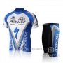 2010 Cycling Jersey Specialized Blue and Black Short Sleeve and Bib Short