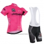 2016 Cycling Jersey Giro D'italy Pink and Black Short Sleeve and Bib Short