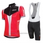 2016 Cycling Jersey Nalini Red and Black Short Sleeve and Salopette