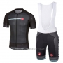 2017 Cycling Jersey Castelli Light Black Short Sleeve and Bib Short