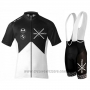 2017 Cycling Jersey Tokyo X Morvelo White and Black Short Sleeve and Bib Short