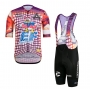 2021 Cycling Jersey EF Education First Pink Short Sleeve and Bib Short