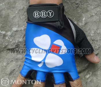 2012 FDJ Gloves Cycling Blue